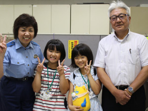 キッズ記者さんと記念撮影