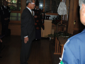 警察官玉串奉納