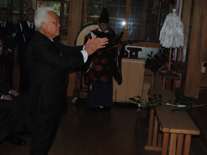 会長玉串奉納