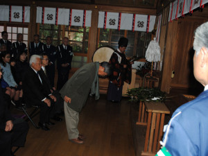 玉串奉納校区各関係者玉串奉納